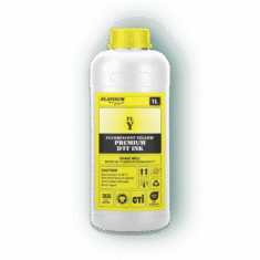 Platinum Fluorescent Yellow DTF Ink 1 litre bottle